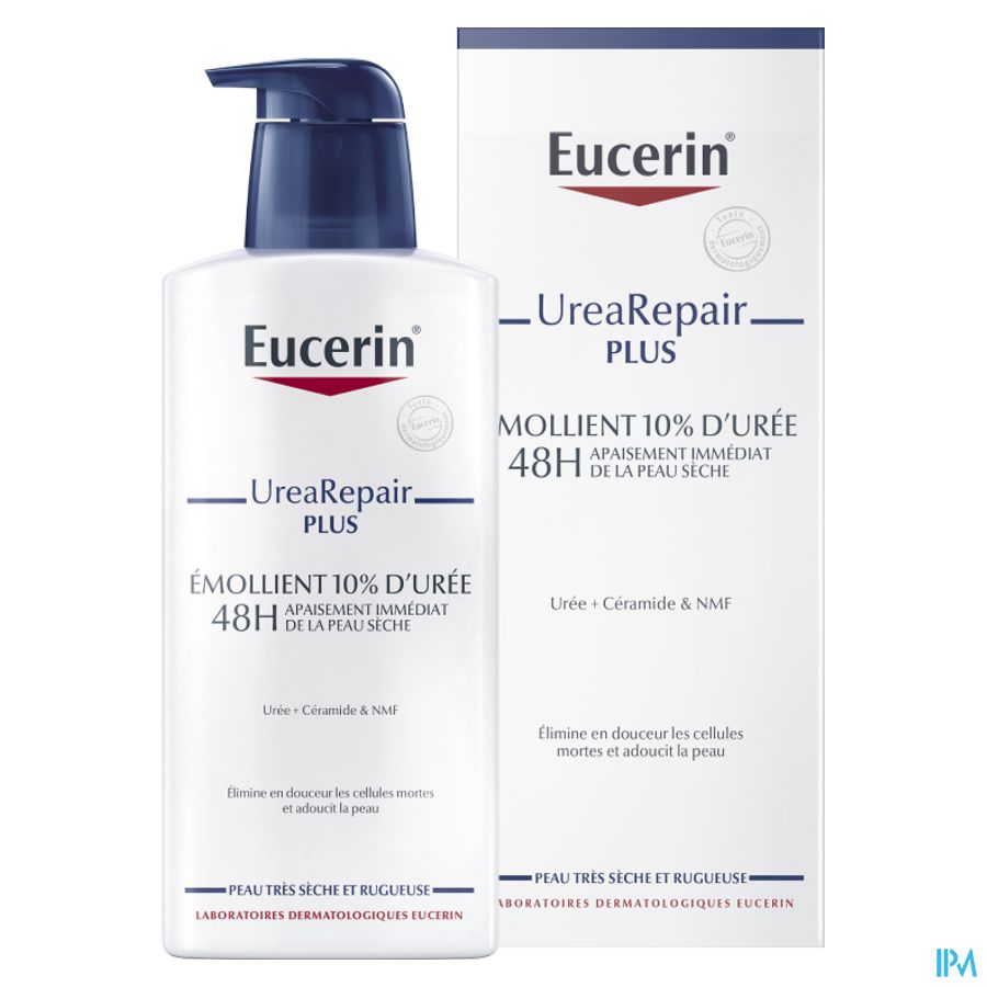 UreaRepair Plus Émollient 10% d'Urée Peau Très Sèche et Rugueuse avec pompe 400ml