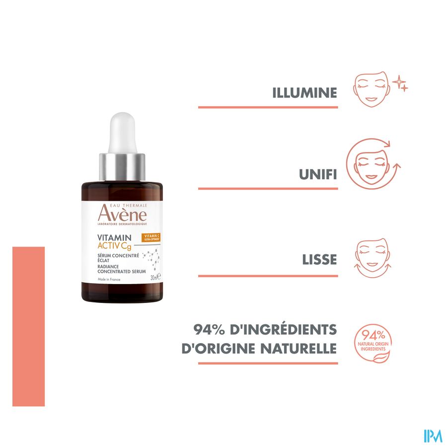 Avène VITAMIN ACTIV Cg Sérum correcteur éclat vitamin C 30ml