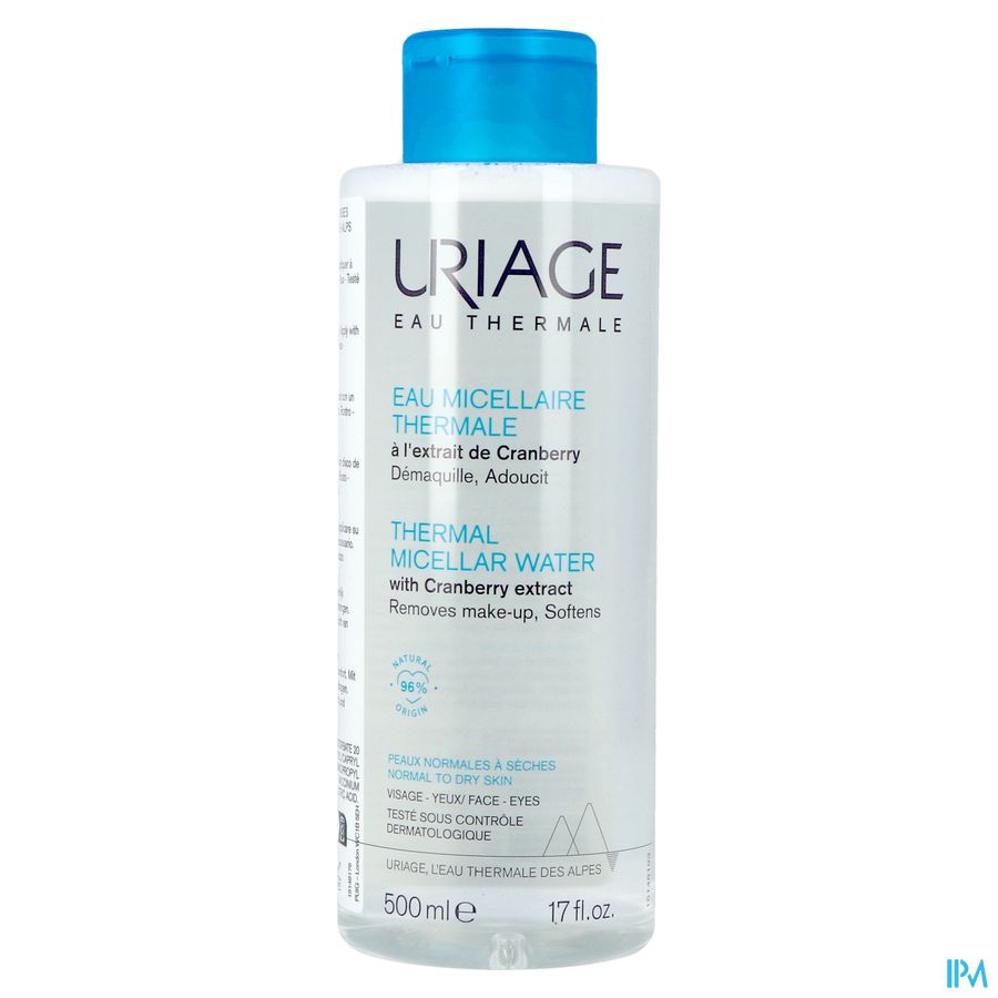 Uriage Eau Micc.thermale Peaux Norm. Seches 500ml