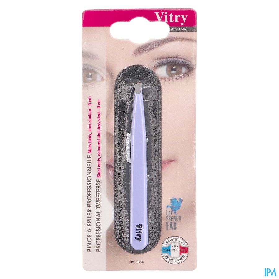 PINCE A EPILER PROF. MB INOX COULEUR