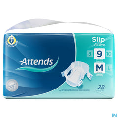 Attends Slip Active 9 Medium 1x28