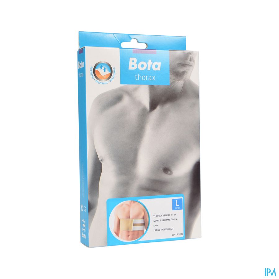 THORAX BOTA HOMME VELCRO - HAUTEUR 14 CM \ LARGE = 90/120CM