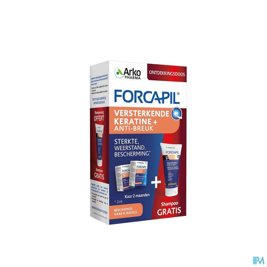 Forcapil Pack Decouverte Caps 2x60+sh 200ml Grat.