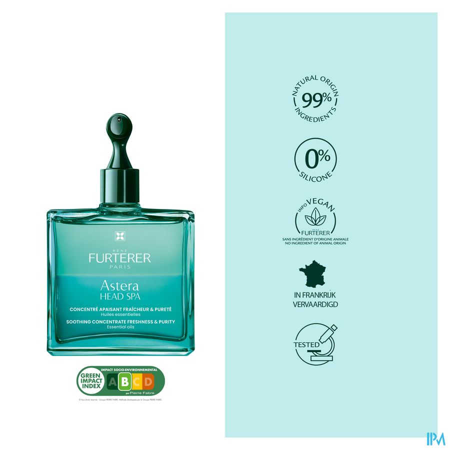 René Furterer Astera - soin cuir chevelu avant-shampoing apaisant - HEAD SPA