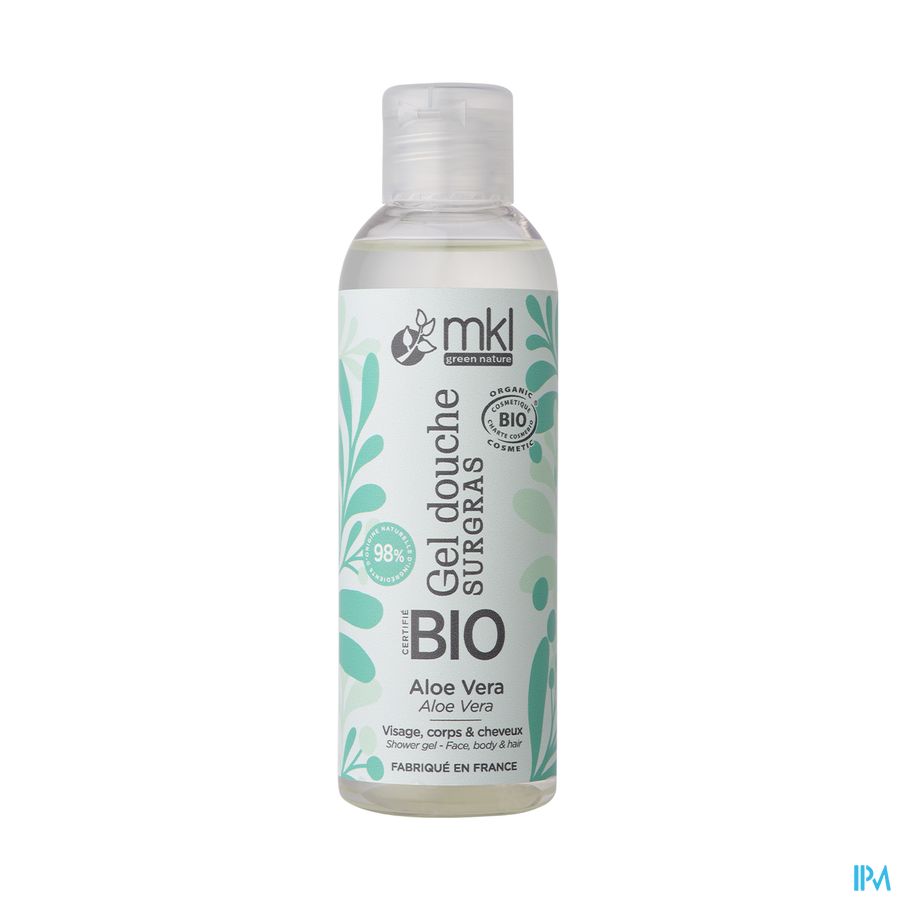 Mkl Gel Douche Bio Aloe Vera Fl 100ml