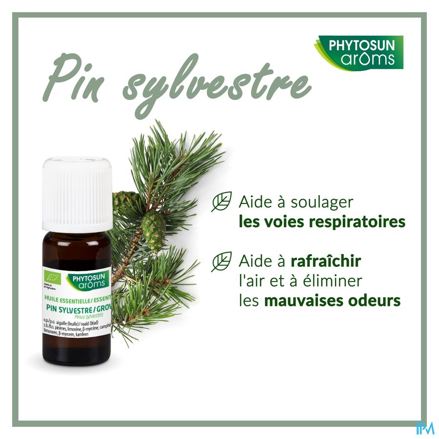 Phytosun® Huile Essentielle Pin sylvestre bio - 5 ml – Voies respiratoires