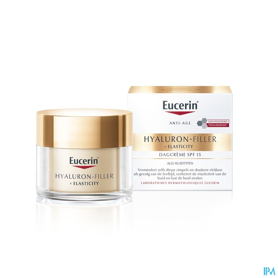 Hyaluron-Filler + Elasticity Soin de Jour SPF 15 Anti-Rides & Anti-Âge Pot 50ml