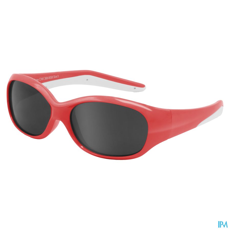 Eureka Care Lunette Soleil Enf. Rouge-gris 2-4ans