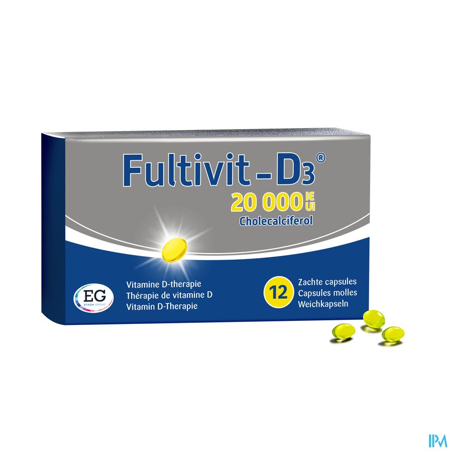 Fultivit-d3 20000iu Caps Molle 12