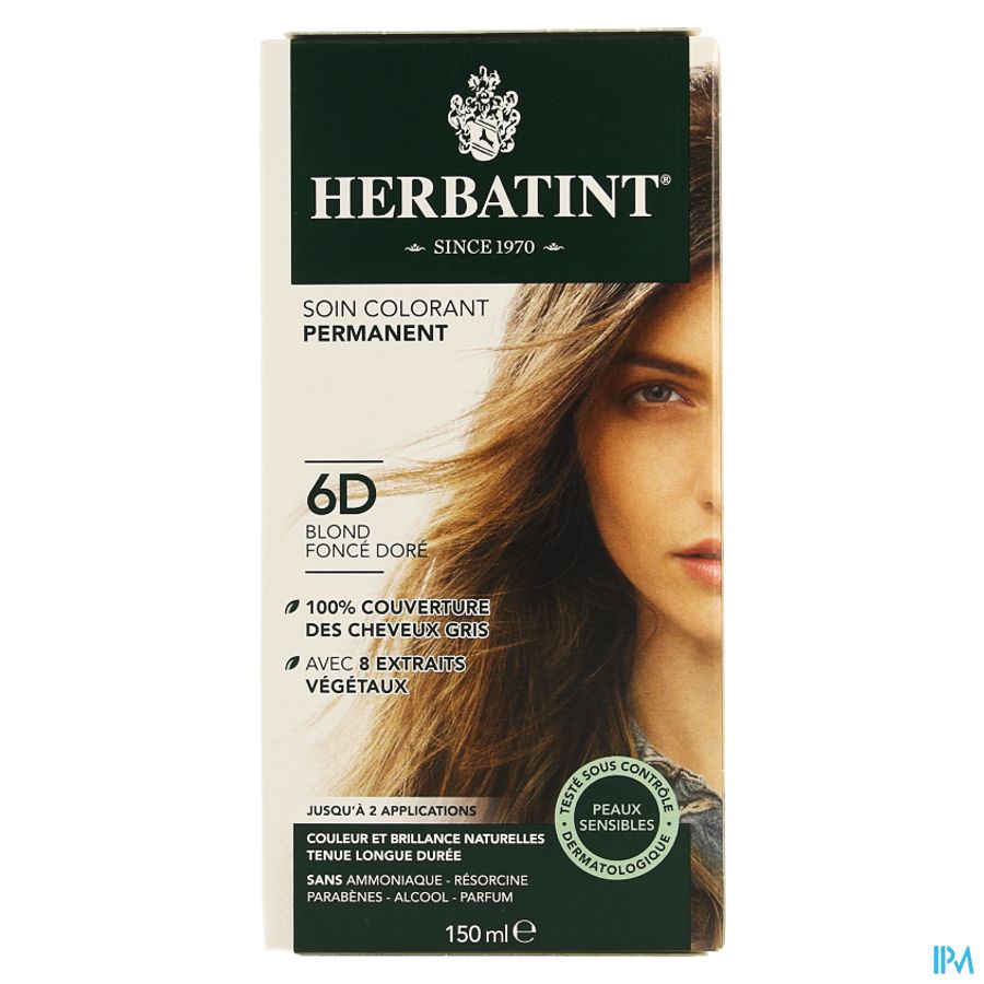 Herbatint Blond Fonce Dore 6d 150ml