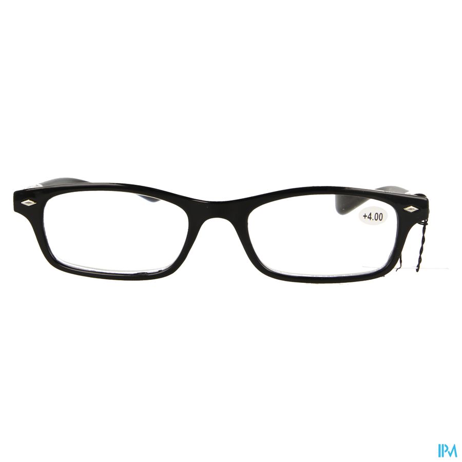 Pharmaglasses Lunettes Lecture Diop.+4.00 Black
