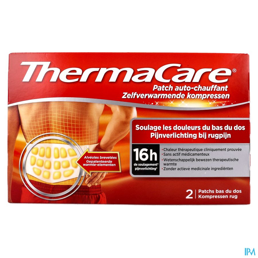 Thermacare Patch Auto-chauffant Douleurs Dos & muscles 2 pièces