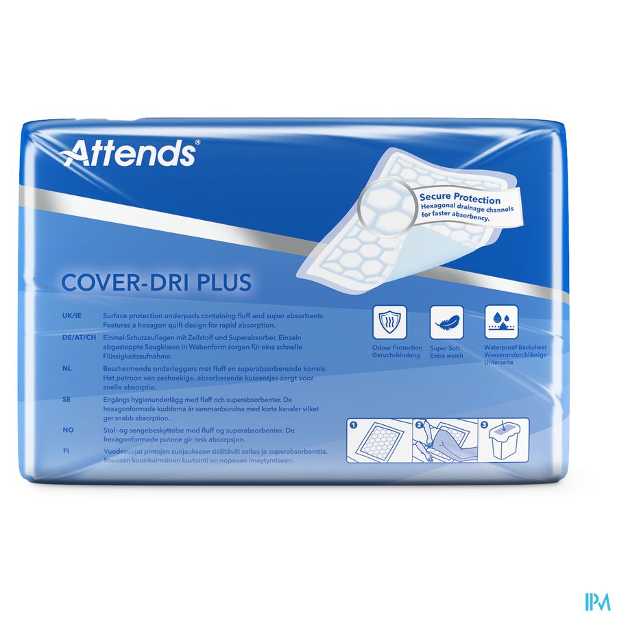 Attends Cover Dri Plus Alese Nf 40x 60cm 1x50