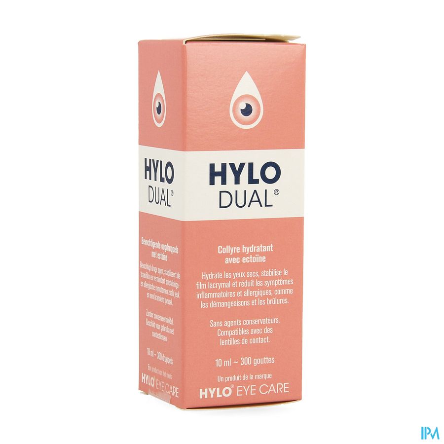 HYLO-Dual Gutt Oculaires 10Ml