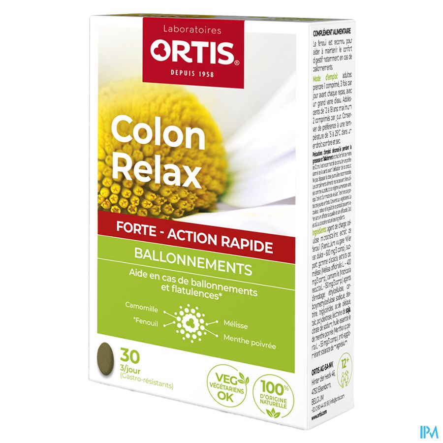 Ortis Colon Relax Forte Comp 2x15