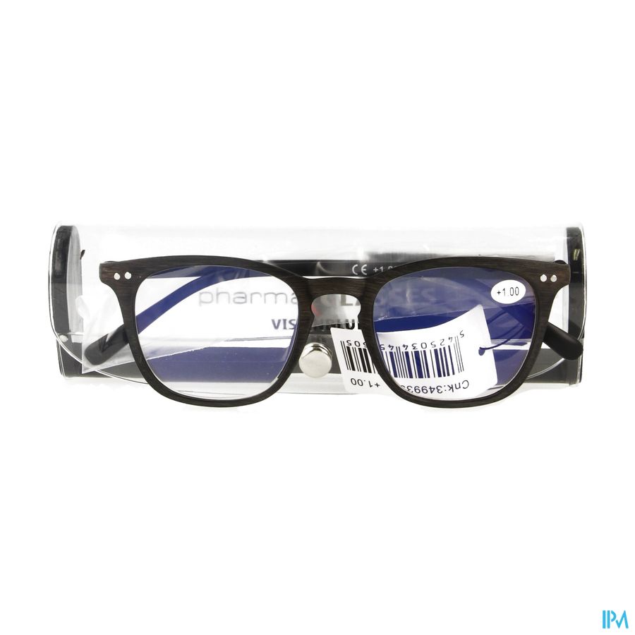 Pharmaglasses Visionblue Pc02 Lun.lect.+1.00 Brown