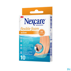 Nexcare 3m Flexible Foam Active Ha Pans Strips 10