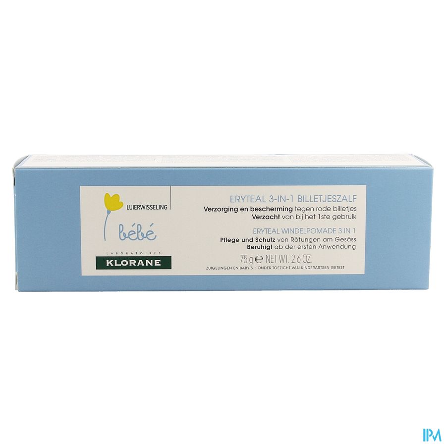 Klorane - Pommade change Eryteal 3 en 1 au Calendula apaisant - Bébé - Change - Siège