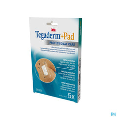 Tegaderm + Pad 3m Transp Steril 9cmx10cm 5 3586p