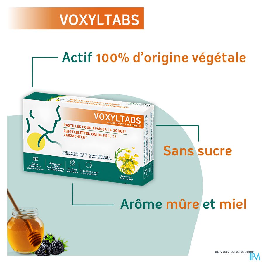VOXYLTBAS Pastilles pour la gorge