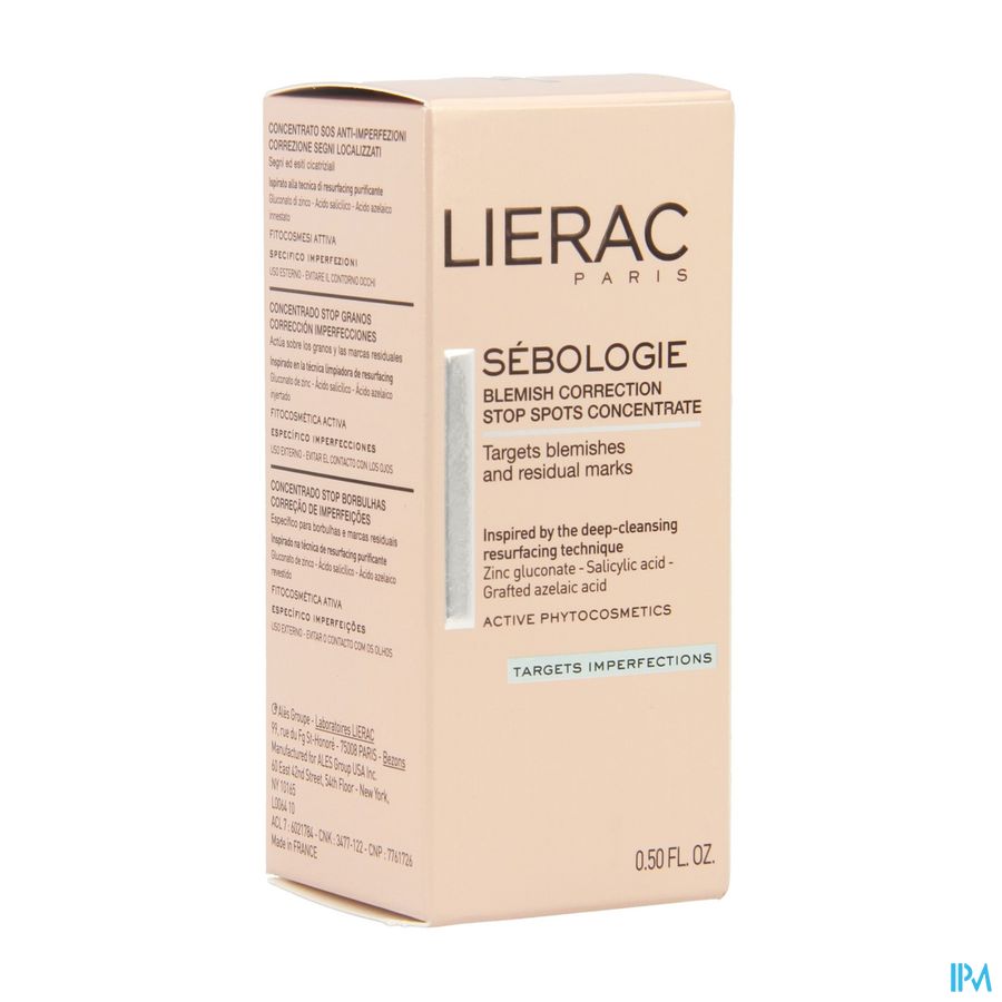 Lierac Sebologie Conc.stop Bouton Correct.imp.15ml