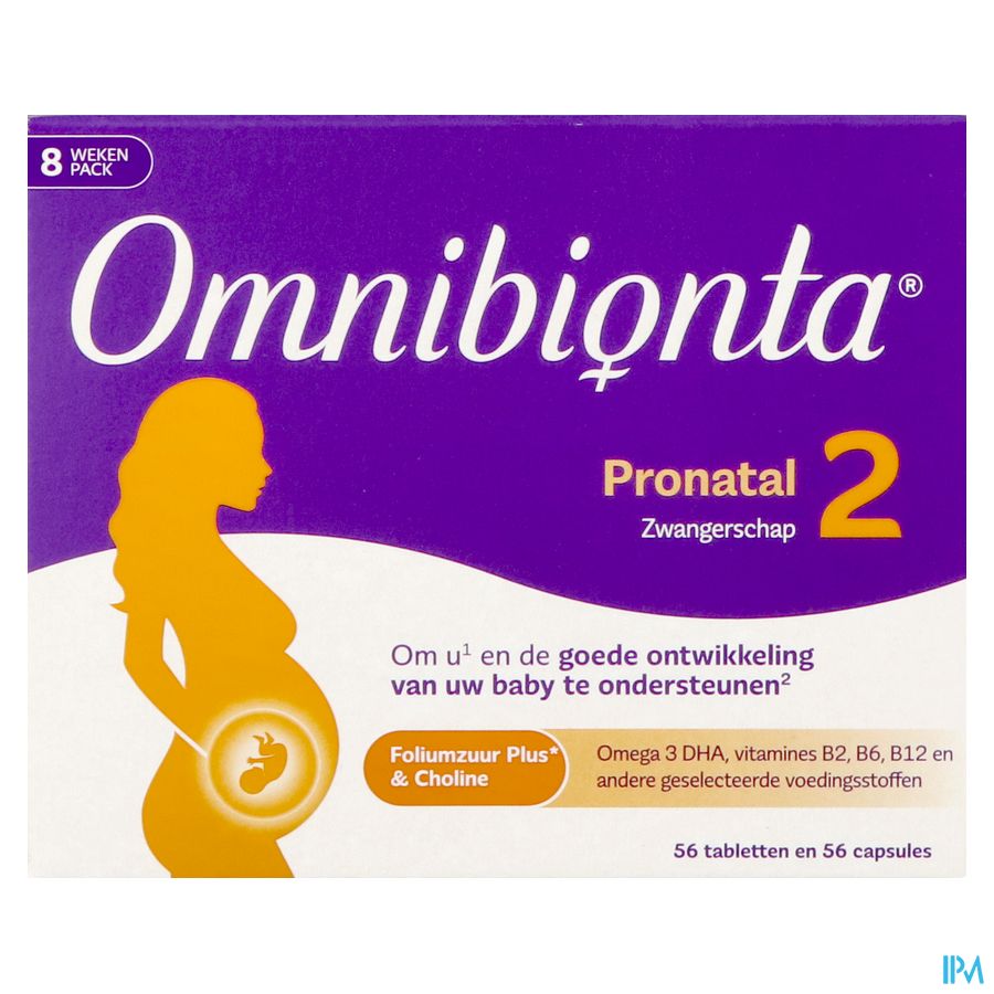 Omnibionta Pronatal 2 Gross 8 Sem Comp 56+caps 56