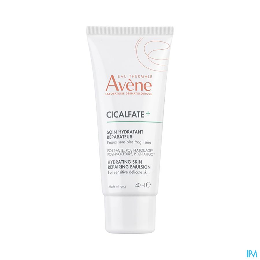 Eau Thermale Avène CICALFATE+ Soin Hydratant Réparateur post-acte, post-tatouage - Peaux sensibles fragilisées