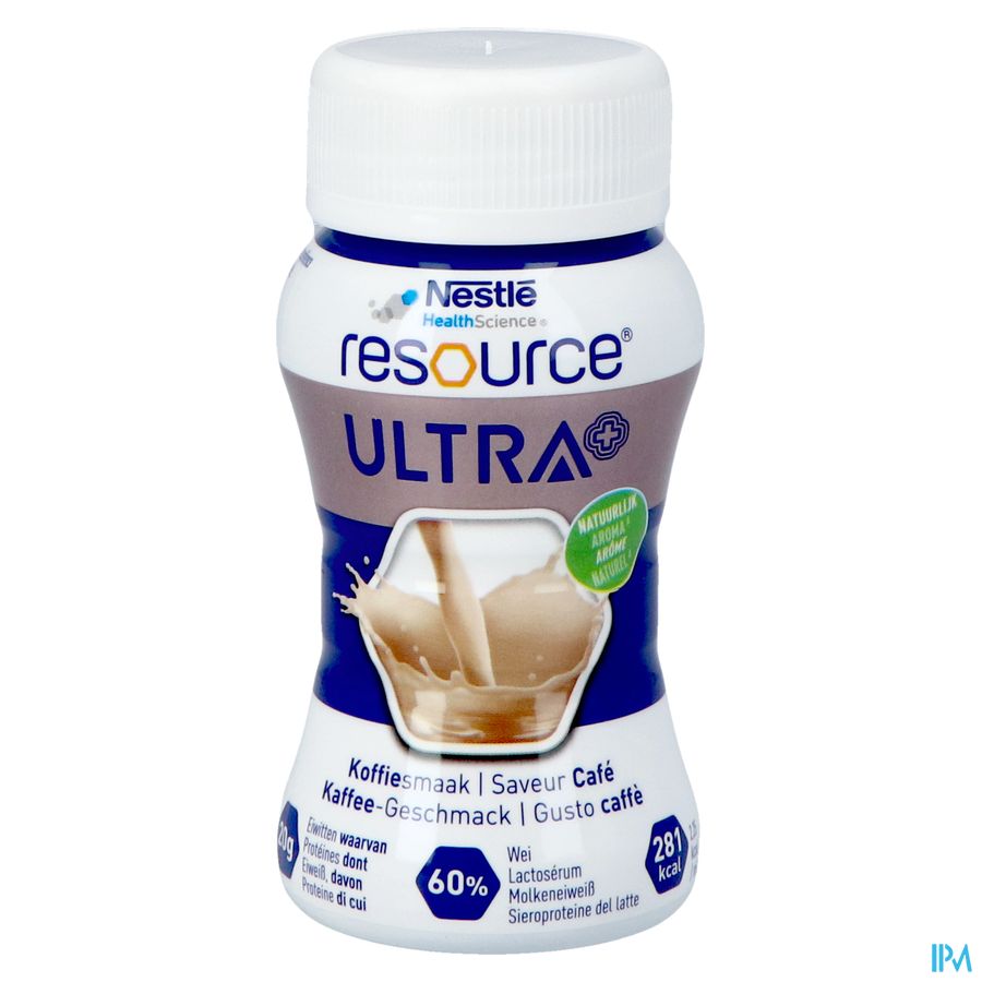 Resource Ultra+ Saveur Cafe 4x125ml Nf