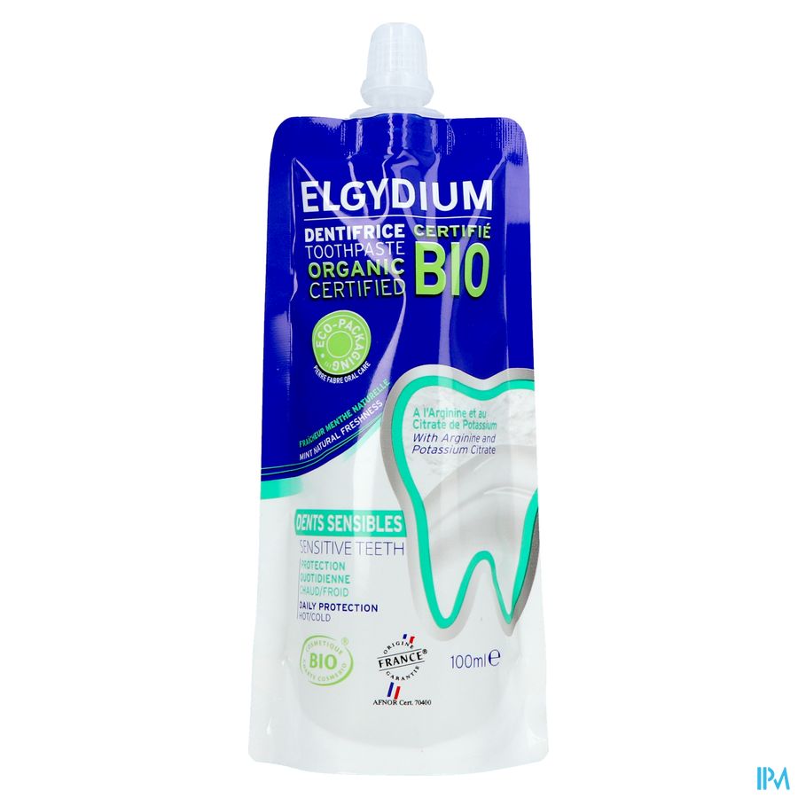 ELGYDIUM Dents sensibles - dentifrice éco conçu certifié BIO