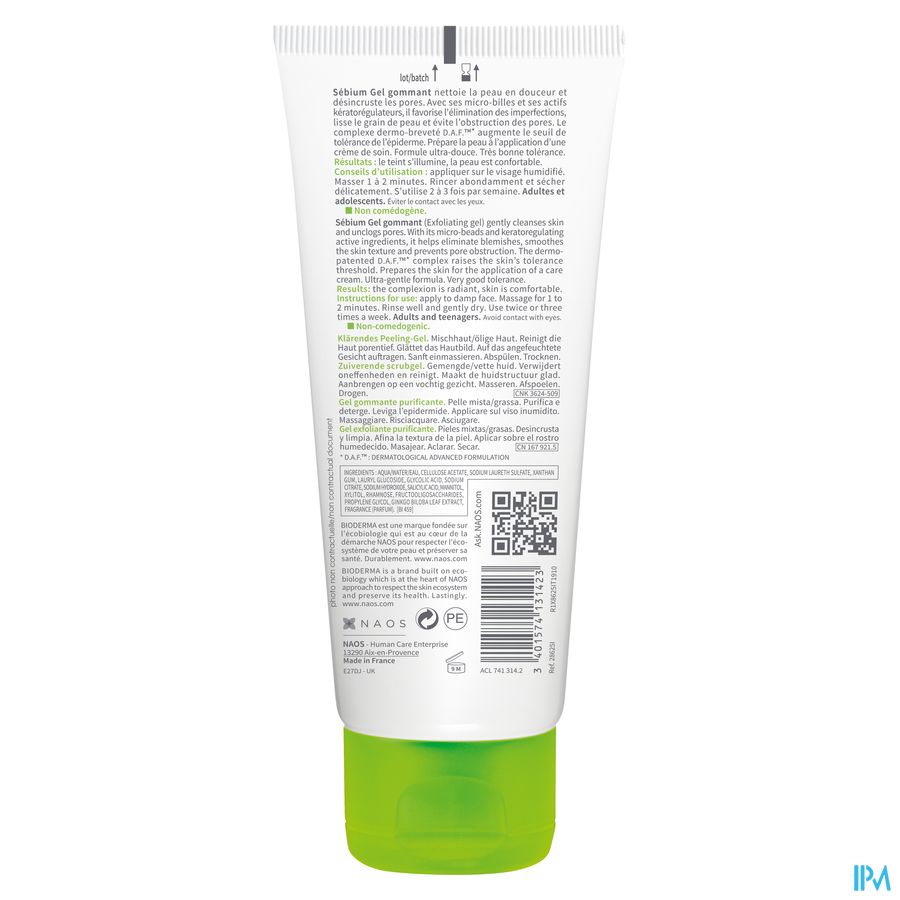 Bioderma Sebium Gommant 100ml