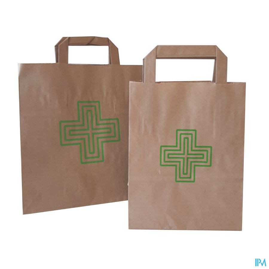 Sac Papier Poignet Neon Kraft S 18+8x22cm 250