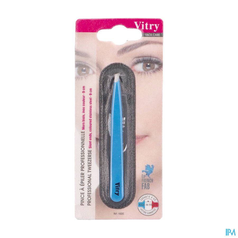 PINCE A EPILER PROF. MB INOX COULEUR