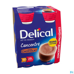 Delical Concentre Chocolat 4x200ml