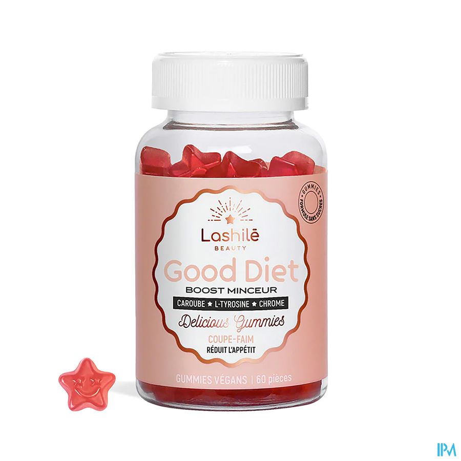 Lashilé GOOD DIET 60 gummies - coupe faim