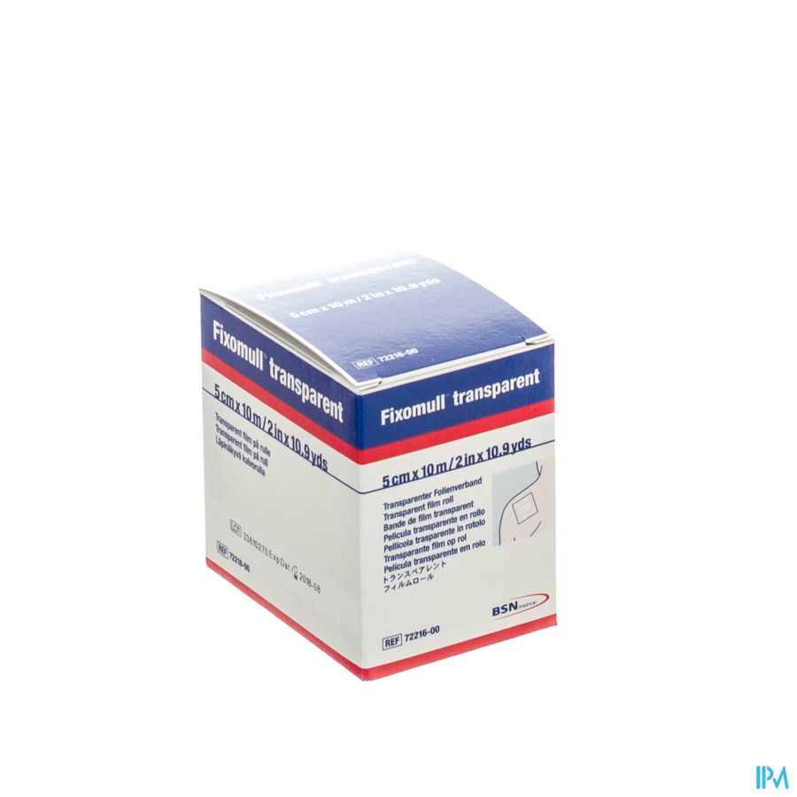 Fixomull T Fixation Pansement 5cmx10m 1 7221600