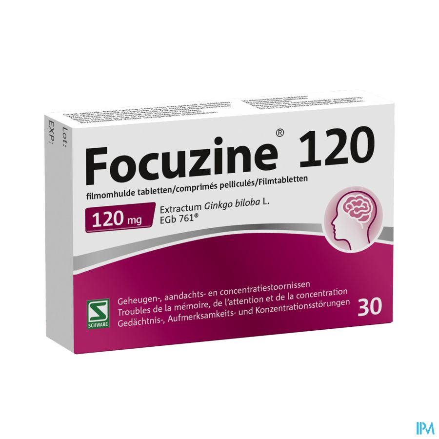 Focuzine® 120 mg 30 comprimés