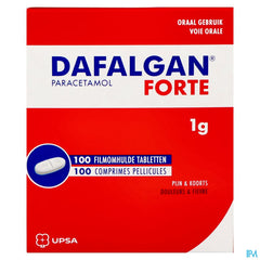 Dafalgan Forte 1g Comp Pell 100