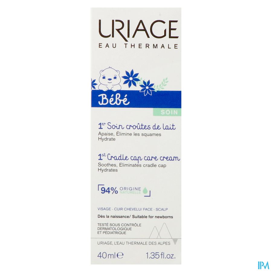 Uriage Bb Soin Croutes De Lait Creme Tube 40ml