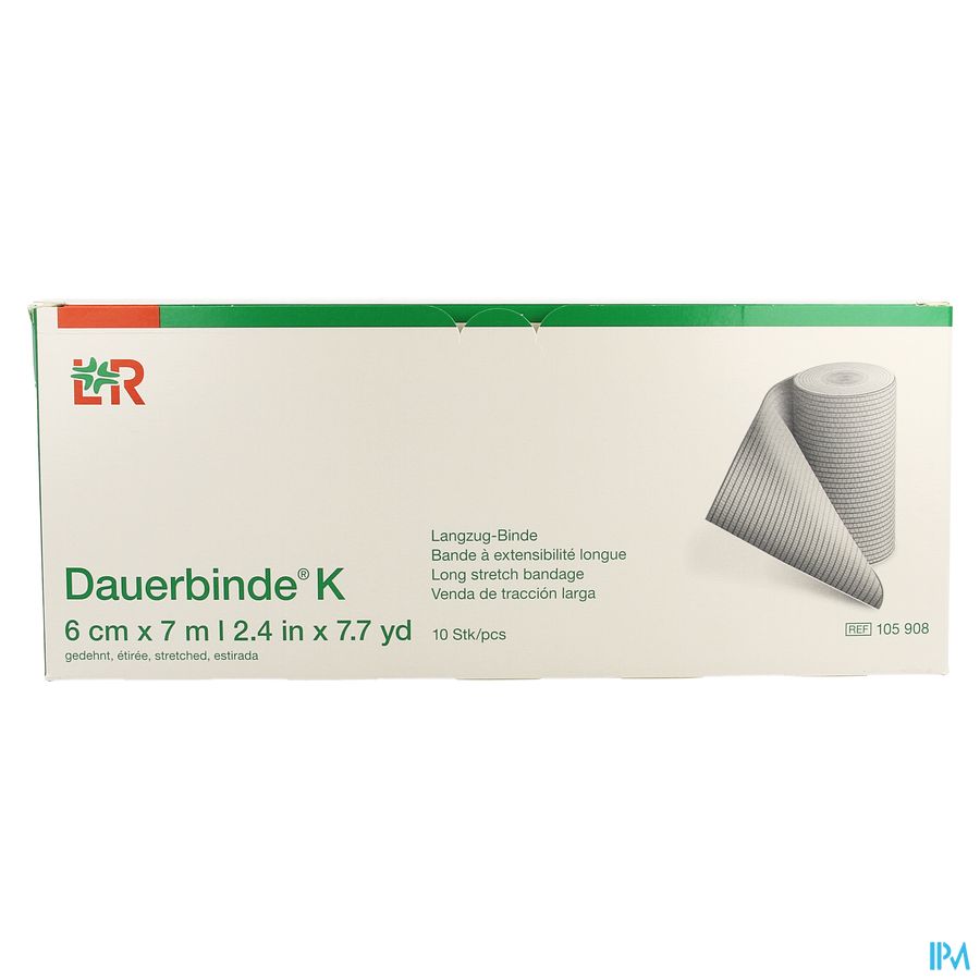 Dauerbinde K 6cm X 7m 1 105904