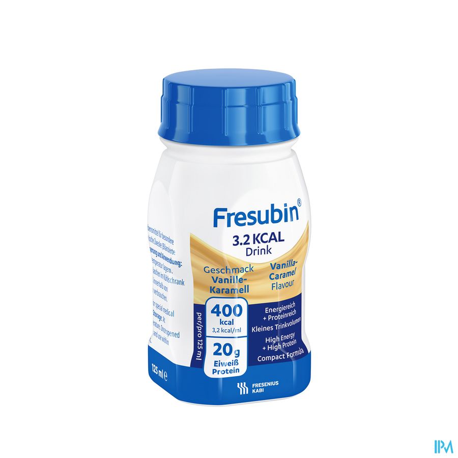 Fresubin 3.2 Kcal Drink Vanille-caramel 4x125ml