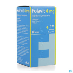 Folavit 4 mg 720 comprimés acide folique Kela Pharma