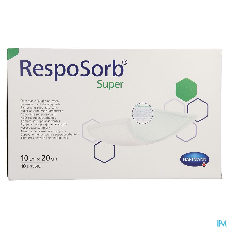 Resposorb Super 10x20cm 10 P/s