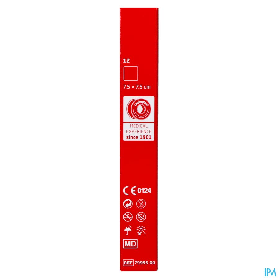 Cutisoft 7,5cmx7,5cm 12 Leukoplast