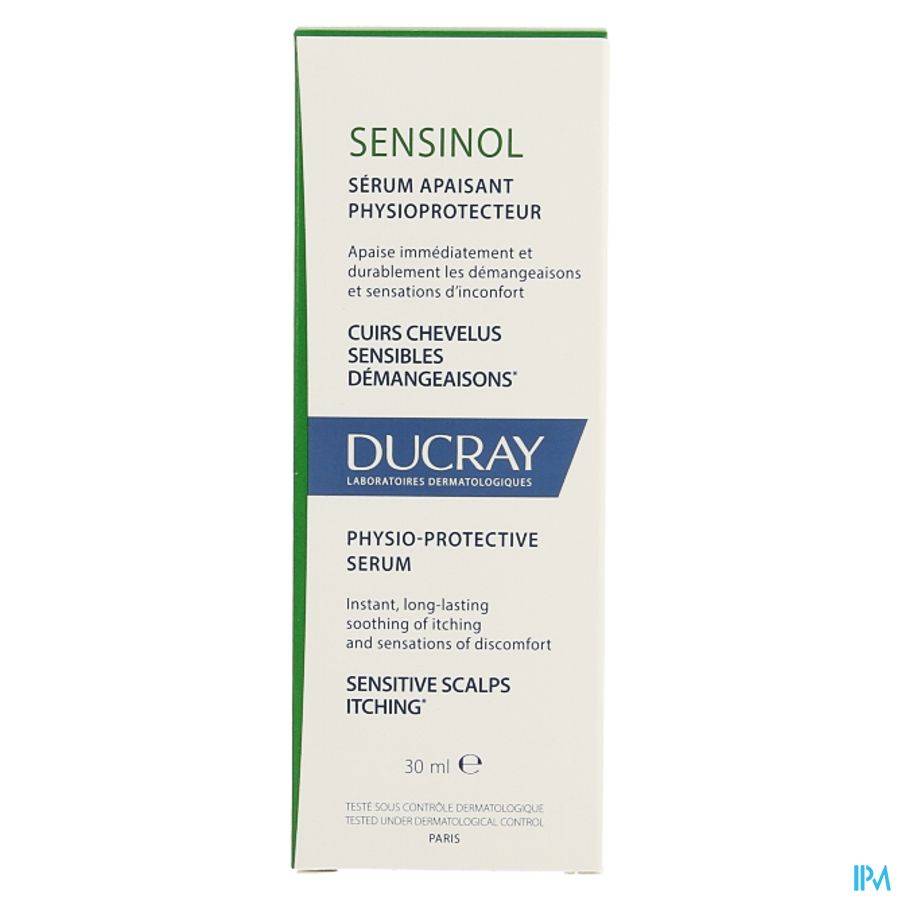 Ducray SENSINOL Sérum Apaisant Physioprotecteur - Spray Cuirs chevelus sensibles sujets à fortes démangeaisons Spray