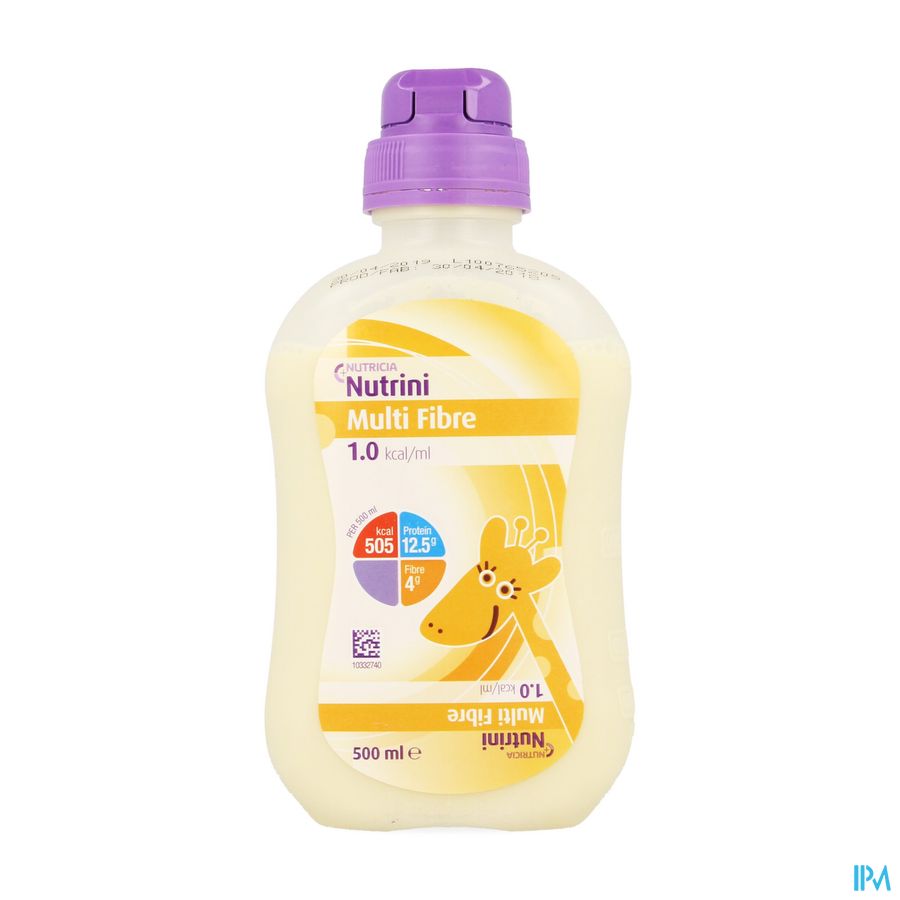 Nutrini Multi Fibre Alimentation Complète Par Sonde Bouteille 500ml
