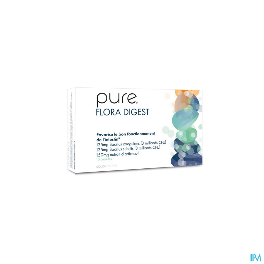 Pure Flora Digest Caps 10 Remplace 4429-908