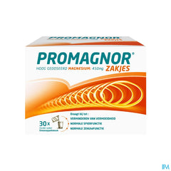 Promagnor: Magnésium Hautement Dosé 450mg (30 sachets)
