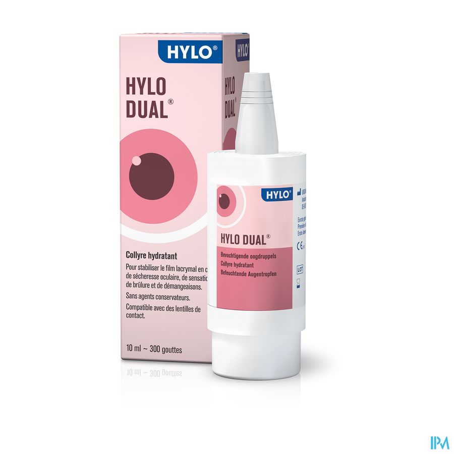 HYLO-Dual Gutt Oculaires 10Ml