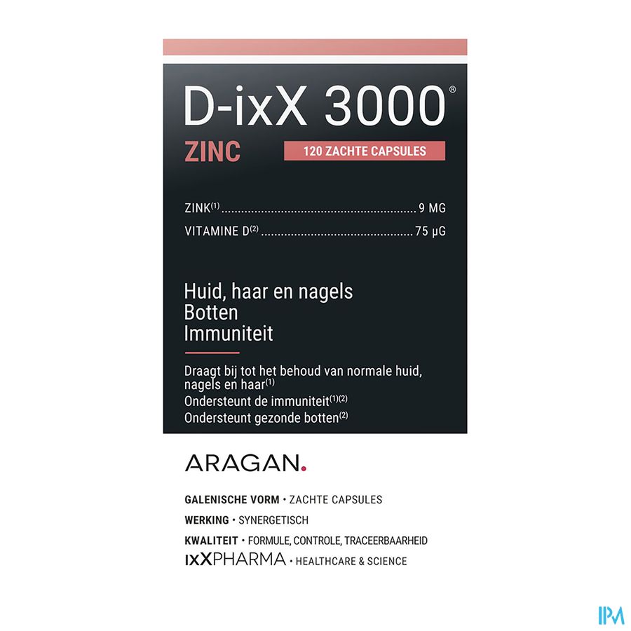 D-ixx 3000 Zinc Softcaps 120