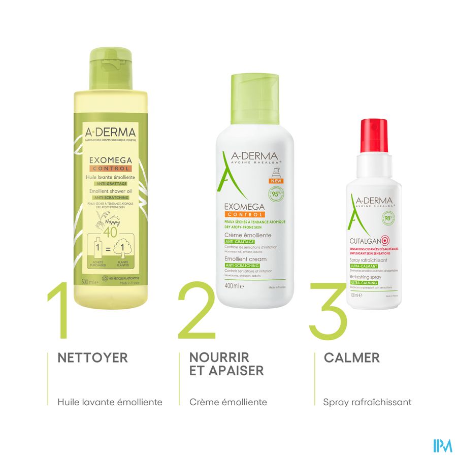 A-DERMA - CUTALGAN SPRAY RAFRAÎCHISSANT ULTRA-CALMANT - Spray rafraîchissant Apaise Effet pansement
